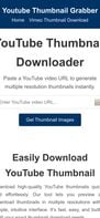 YouTube Thumbnail Downloader Mobile Screenshot