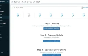 Easy delivery management- print labels, driver sheets, even turn-by-turn directions.
