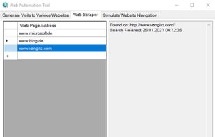 Web Automation Tool screenshot 1
