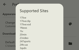 Support over 1800 websites