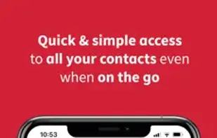 Instantly access all your contacts even when on the go