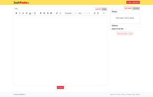 JustPaste.it screenshot 1