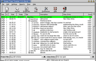 GnoTime screenshot 1