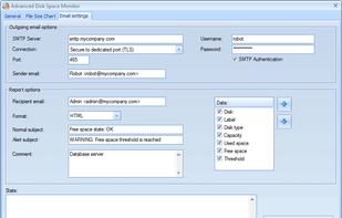 Advanced Disk Space Monitor screenshot 1