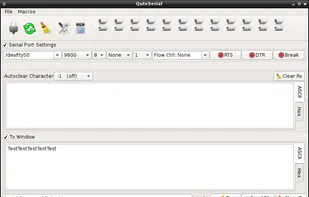 QuteSerial screenshot 1