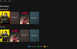 Lutris Gamepad UI screenshot 1