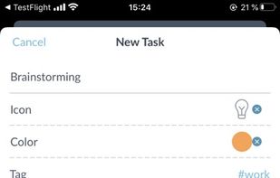 Task creation and set up