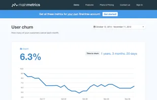 Mainmetrics screenshot 2