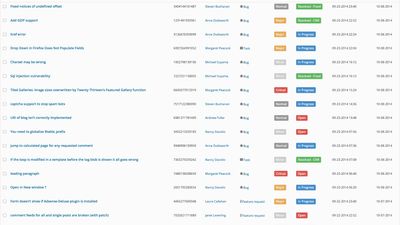 backend issue list