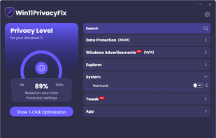 Win11PrivacyFix screenshot 3