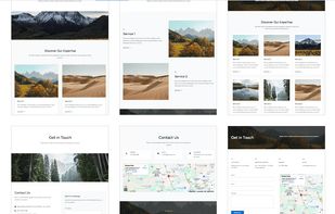 One-Click page template