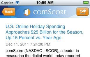 ComScore Media Metrix screenshot 1
