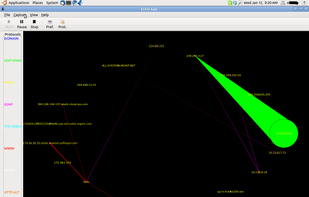 Etherape screenshot 1