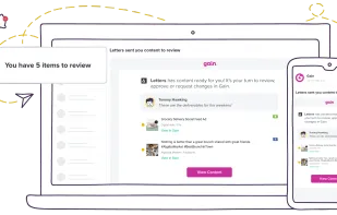 Approvers access their content securely from their email in any device, without needing a password.