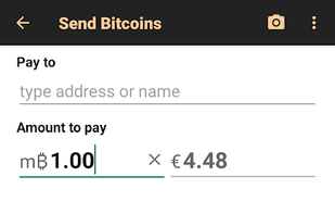 Bitcoin Wallet screenshot 1