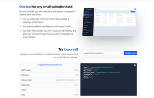 Emailvalidation screenshot 1