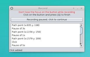 Recording window