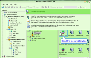 MOBILedit! Forensic screenshot 1