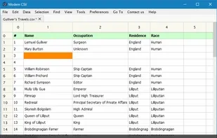 Modern CSV screenshot 2