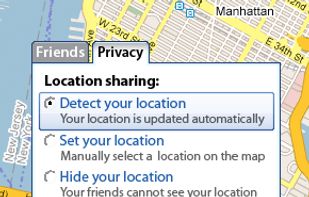 Google Latitude screenshot 1