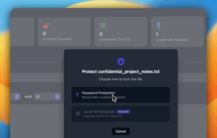 Finderlock screenshot 3