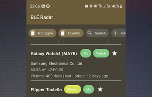 BLE Radar screenshot 1