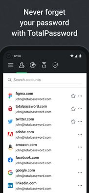 Total Password screenshot 1