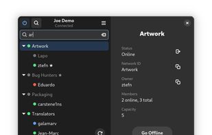 Search your network list