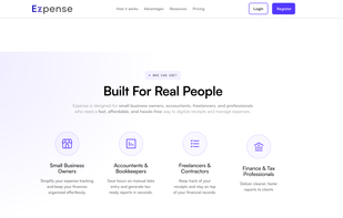 Effortless and efficient receipt management built for real people
