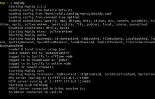 Mopidy screenshot 1