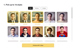 Pick the professional looks you want, you can also add some artistic styles