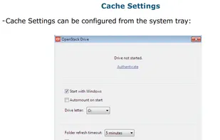 OpenStack Drive screenshot 2