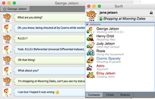 Swift XMPP Client screenshot 1