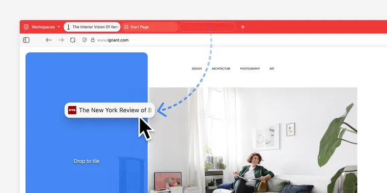 Vivaldi 7.8 adds flexible tab tiling, improved pinned tabs, and daily start page images image