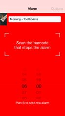 Barcode Alarm Clock screenshot 1