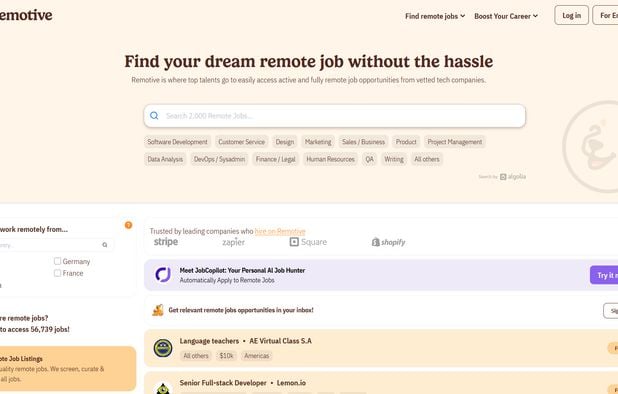 Remotive screenshot 1