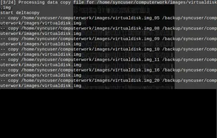 Delta copy algorithm that transfer new changes only