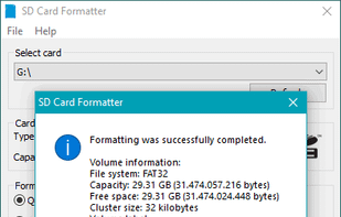 SD Card Formatter screenshot 3
