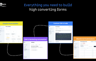 Everything you need to build high converting forms