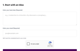 AI Fiction Book screenshot 1