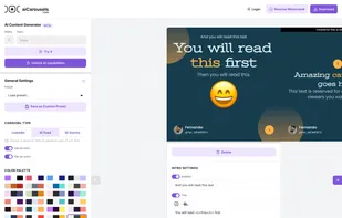 aiCarousels screenshot 1
