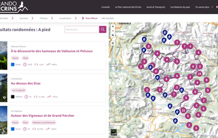 Geotrek-Rando list view screenshot