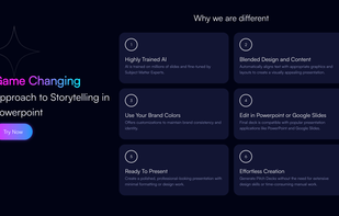 Slide Team AI Presentation Generator screenshot 1