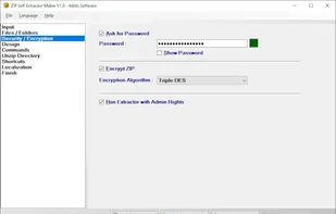 ZIP Self Extractor Maker screenshot 1