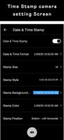 Timestamp camera screenshot 1