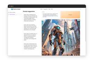 text to anime feature