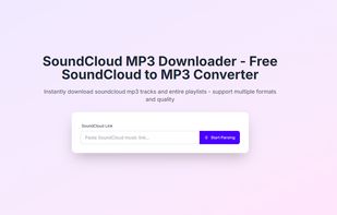 SoundCloud MP3 Downloader screenshot 1