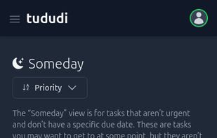 tududi screenshot 2