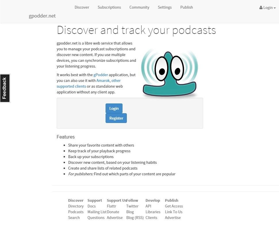 gpodder change podcast feed