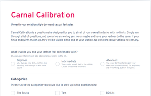 Carnal Calibration screenshot 1